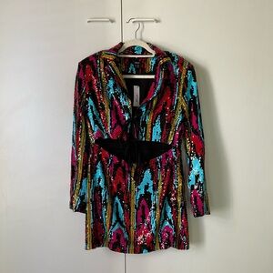 Multicolored NWT Nasty Gal sequin party dress. 💖